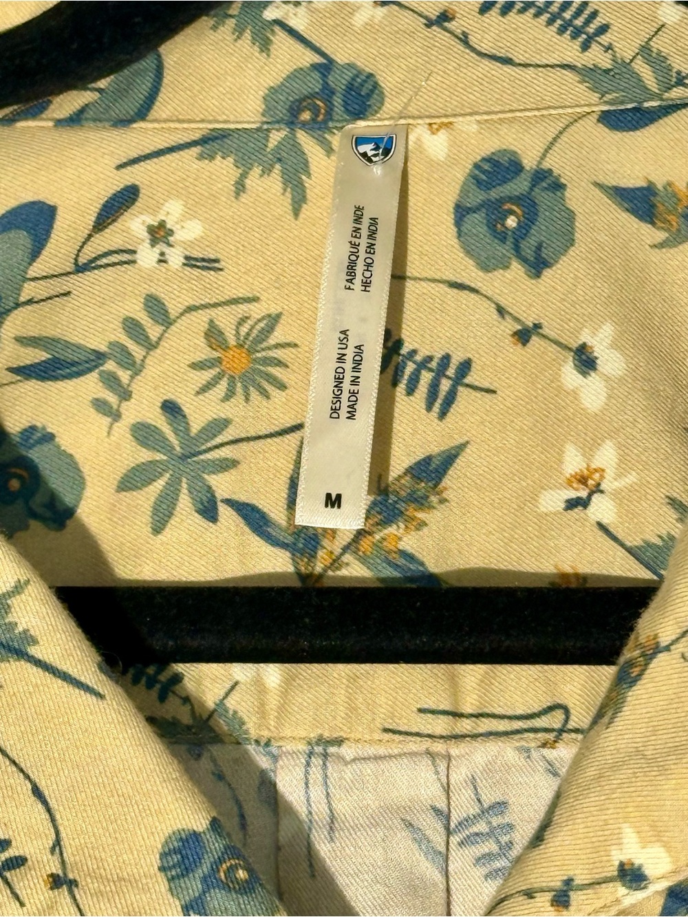 Kuhl Floral Tie-Front Crop Top - Picture 4 of 4